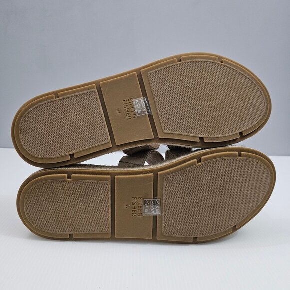 Eileen Fisher Mayla Espadrille Sandal Womens 11 Jute Platform Slide Summer NEW - Picture 11 of 13